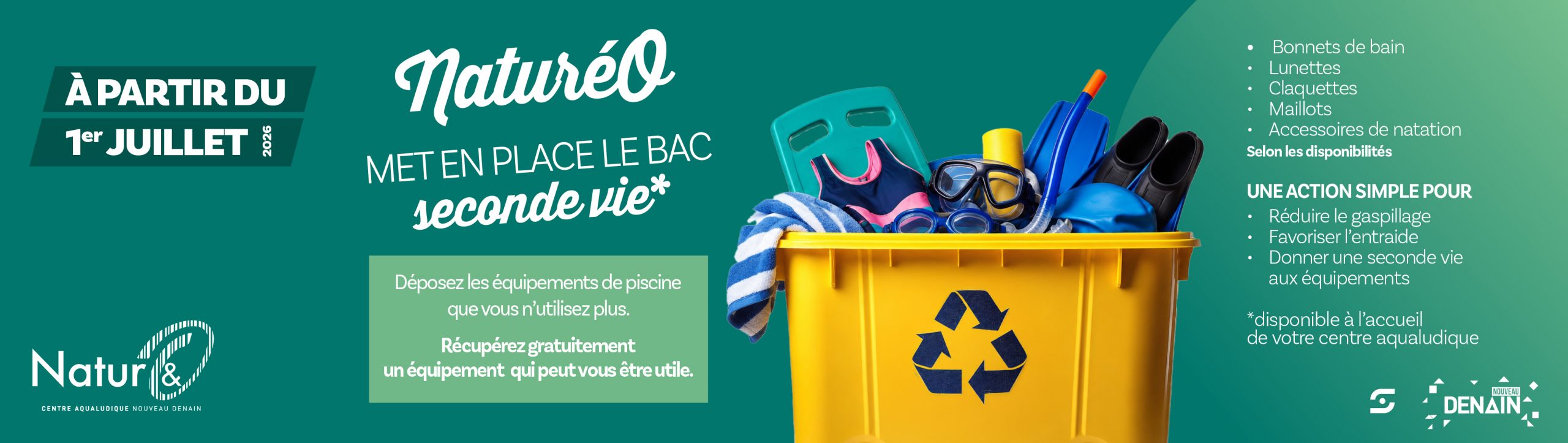 NATURÉO MET EN PLACE LE BAC SECONDE VIE*
